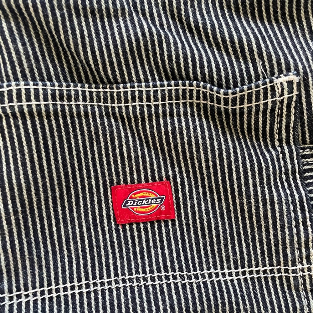 Dickies Black and White Striped Pants